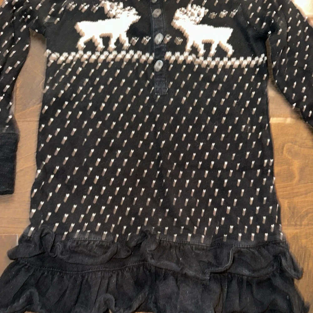 Ralph Lauren Holiday Knit Sweater Dress Toddler Girl Size 3T